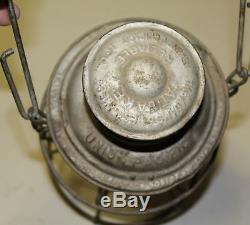 Antique Lantern Union Pacific Railroad Advertising The Overland Route Advertis