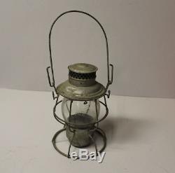 Antique Lantern Union Pacific Railroad Advertising The Overland Route Advertis