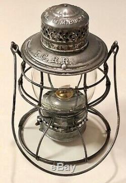 Antique M. M. BUCK & CO. THE BUCK I. C. R. R. Illinois Central Railroad Lantern