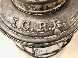 Antique M. M. BUCK & CO. THE BUCK I. C. R. R. Illinois Central Railroad Lantern