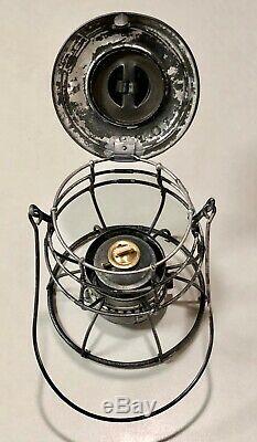 Antique M. M. BUCK & CO. THE BUCK I. C. R. R. Illinois Central Railroad Lantern