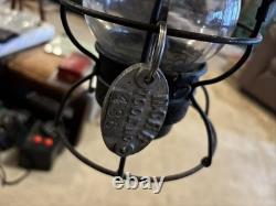 Antique MICHIGAN CENTRAL RAILROAD(M. C. R. R.) Adams-Westlake LANTERN Macbeth Globe