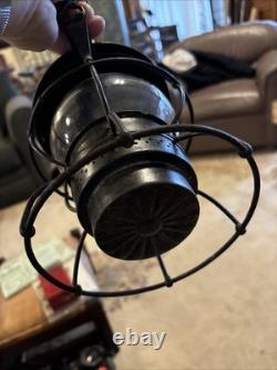 Antique MICHIGAN CENTRAL RAILROAD(M. C. R. R.) Adams-Westlake LANTERN Macbeth Globe