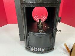 Antique Michigan Central / Adlake Non-sweating Railroad Lamp