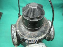 Antique Milwaukee Road Railroad Switch Lamp Lantern C. M. & St. P RY + Pot
