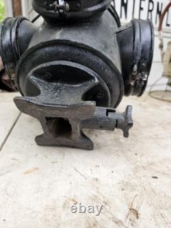 Antique Milwaukee Road Switch Stand Lamp CM&StP Railroad Lantern Railway Light