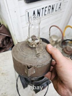 Antique Milwaukee Road Switch Stand Lamp CM&StP Railroad Lantern Railway Light