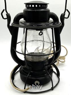 Antique New York Central Railroad Lantern Converted Electric Nycline Dietz Vesta