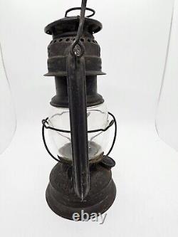 Antique Nier Feuerhand No. 275 Kerosene Railroad Lantern Made in Germany CLEAN