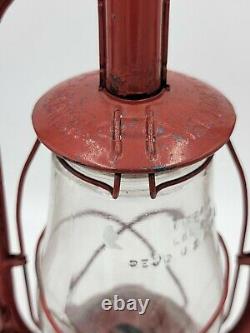 Antique Oil Kerosene Railroad Lantern Lamp-Dietz Monarch Syracuse NY VINTAGE