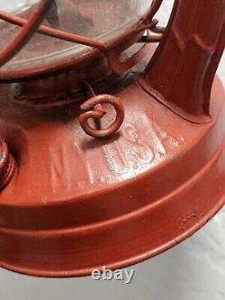 Antique Oil Kerosene Railroad Lantern Lamp-Dietz Monarch Syracuse NY VINTAGE