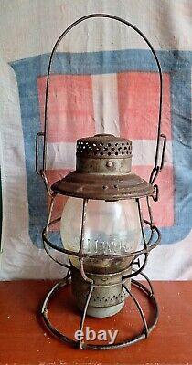 Antique Oil Lantern Railway Adlake Reliable Adams & Westlake Co 1911