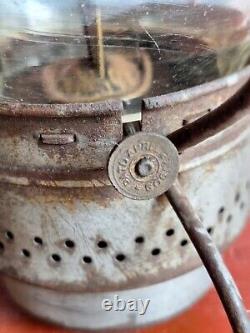 Antique Oil Lantern Railway Adlake Reliable Adams & Westlake Co 1911