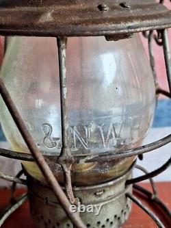 Antique Oil Lantern Railway Adlake Reliable Adams & Westlake Co 1911