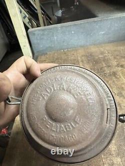 Antique Old Rare Adams & Westlake Adlake USA Railroad RR Oil Lantern Bell Bottom