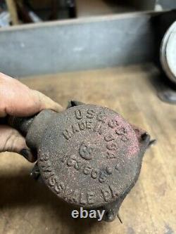 Antique Old Rare US&S Co Railroad RR Train Car Caboose Electric Light Lamp Parts