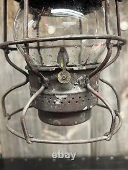 Antique Original Adams & Westlake Railroad Brakeman Lantern Lamp Pennsylvania RR