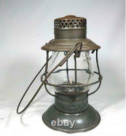 Antique PRR Railroad Lantern Adams & Westlake Co. ADLAKE Squat Bell Bottom