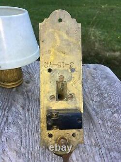 Antique PULLMAN Railroad Sleeping Car Light Cast Brass Bakelite Shade