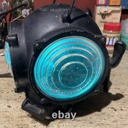 Antique PYLE NATIONAL Railroad Locomotive Train Classification Lamp Light WORKS