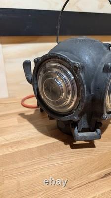 Antique PYLE NATIONAL Railroad Locomotive Train Classification Lamp Working