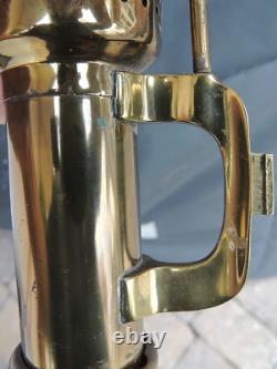 Antique Pair 1907 Railroad Candle Lamps withGlass Wall Mounted with Smoke Shield