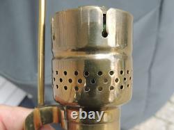 Antique Pair 1907 Railroad Candle Lamps withGlass Wall Mounted with Smoke Shield