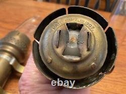 Antique Pair Brass Railroad Caboose Wall Sconce Lamps Pat 9-10-1907