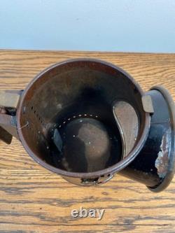 Antique Pair Of Railway Carriage Signal Lamps Handlamps Lanterns Gwr Br