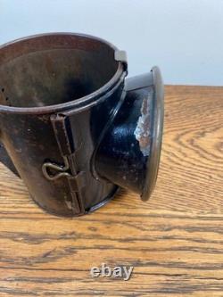 Antique Pair Of Railway Carriage Signal Lamps Handlamps Lanterns Gwr Br