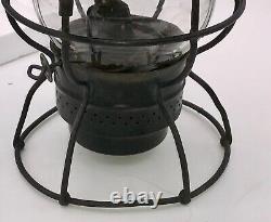 Antique Pere Marquette Railway Adam's #250 Kerosene Lantern, Globe Has C&O