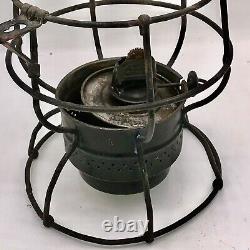 Antique Pere Marquette Railway Adam's #250 Kerosene Lantern, Globe Has C&O