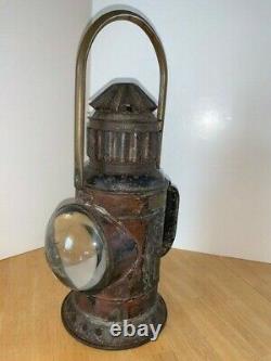 Antique Peter Gray Boston Railroad Inspectors Lantern