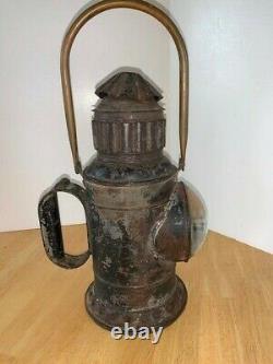 Antique Peter Gray Boston Railroad Inspectors Lantern