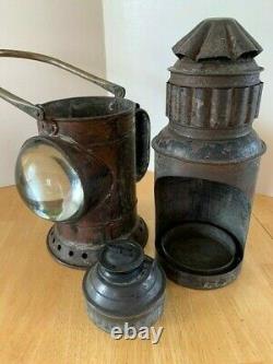 Antique Peter Gray Boston Railroad Inspectors Lantern