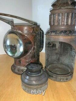 Antique Peter Gray Boston Railroad Inspectors Lantern