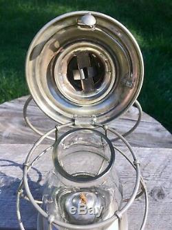 Antique Peter Gray & Sons Railroad Conductor Lantern Boston Mass. 1800's Excel