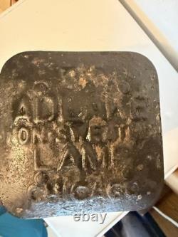 Antique Pre-1927 Adlake Non-Sweating Railroad Signal Lantern For Repair