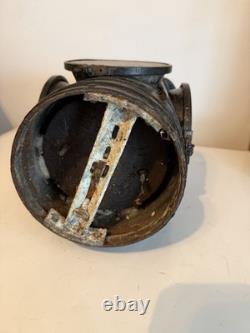 Antique Pre-1927 Adlake Non-Sweating Railroad Signal Lantern For Repair