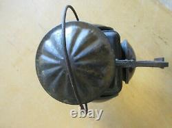 Antique Prr Railroad Lantern Bell Bottom Sheet Tin Circa 1910 Seldom Seen