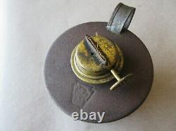 Antique Prr Railroad Lantern Bell Bottom Sheet Tin Circa 1910 Seldom Seen