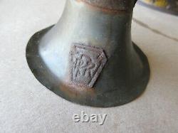 Antique Prr Railroad Lantern Bell Bottom Sheet Tin Circa 1910 Seldom Seen