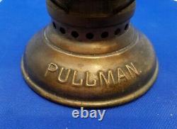 Antique Pullman Conductor Railroad Brass Lantern Adams & Westlake gw