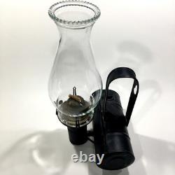 Antique Queen Anne No. 2, Metal Wall Mount Railroad Train Car Lantern Oil Lamp