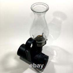 Antique Queen Anne No. 2, Metal Wall Mount Railroad Train Car Lantern Oil Lamp