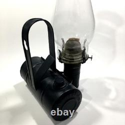 Antique Queen Anne No. 2, Metal Wall Mount Railroad Train Car Lantern Oil Lamp