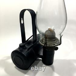 Antique Queen Anne No. 2, Metal Wall Mount Railroad Train Car Lantern Oil Lamp