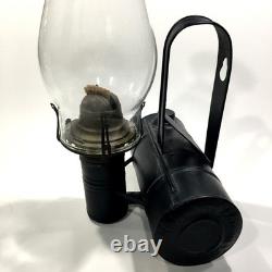 Antique Queen Anne No. 2, Metal Wall Mount Railroad Train Car Lantern Oil Lamp