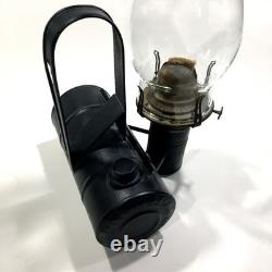 Antique Queen Anne No. 2, Metal Wall Mount Railroad Train Car Lantern Oil Lamp
