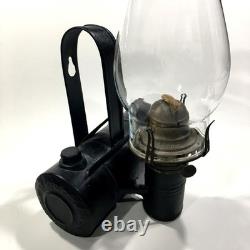 Antique Queen Anne No. 2, Metal Wall Mount Railroad Train Car Lantern Oil Lamp